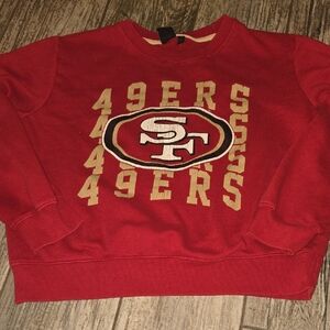 Youth Size Large NFL Team Apparel Red Sweatshirt